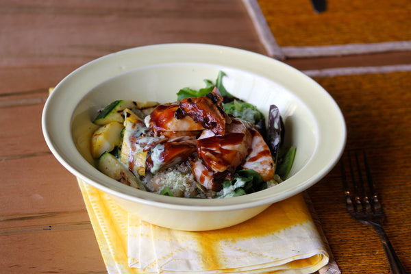 BBQ Chicken and Quinoa Power Bowl