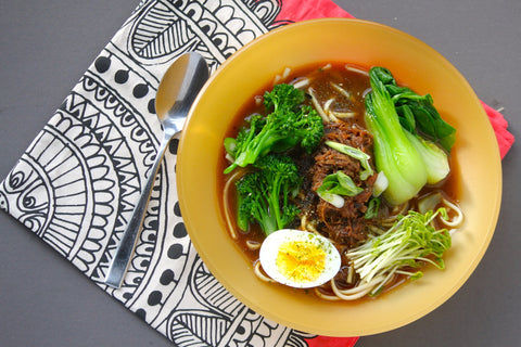 Braised Beef Ramen with Grass Fed Beef